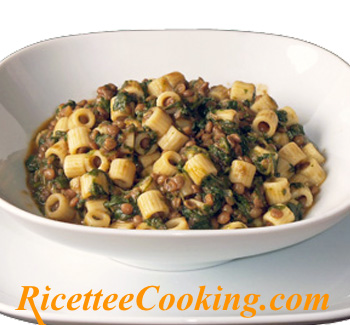 Minestra lenticchie e spinaci